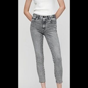 Moussy Vintage Gray cotton blend jeans, size 26
